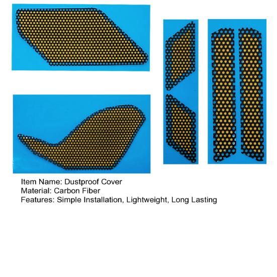 6-teilige staubdichte Netzabdeckungen für Spielkonsolen, selbstklebend, starke Klebrigkeit, einfach zu installierende staubdichte Filterabdeckungen für ROG Ally