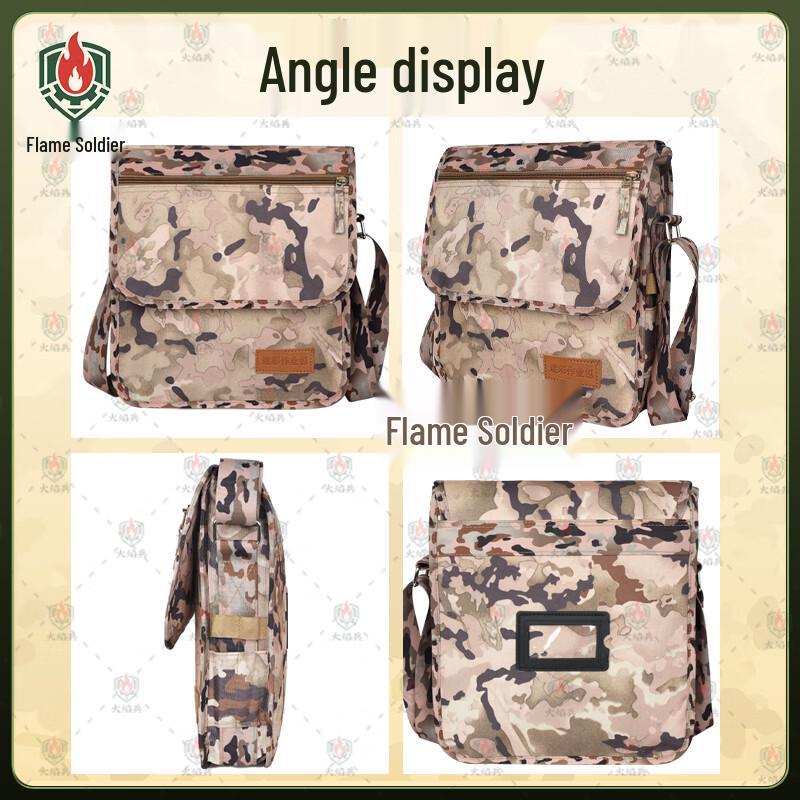 Fire Soldier Camouflage Tactical Shoulder Bag