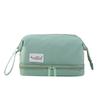 Large Travel Toiletry Cosmetic Bags Double Layer Portable Nylon Makeup Bags Storage Pouch for Women