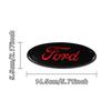 QVHI3 Car Front Hood Grille Emblem Bagde Sticker Cover Accessories Auto Styling For Ford Focus Kuga Mondeo SMax Fiesta Ranger Mustang
