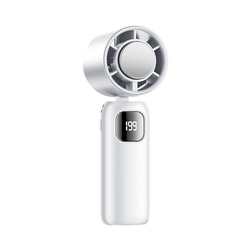 Portable Leafless Mini Fan with Semiconductor Cooling and Ice Pack