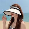 Summer Outdoor Uv Protection Ice Silk Sun Hat With Wide Brim For Women