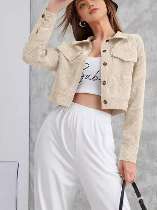 2024 Women's Casual Trendy Autumn/Winter Retro Fashion Cardigan Coat
