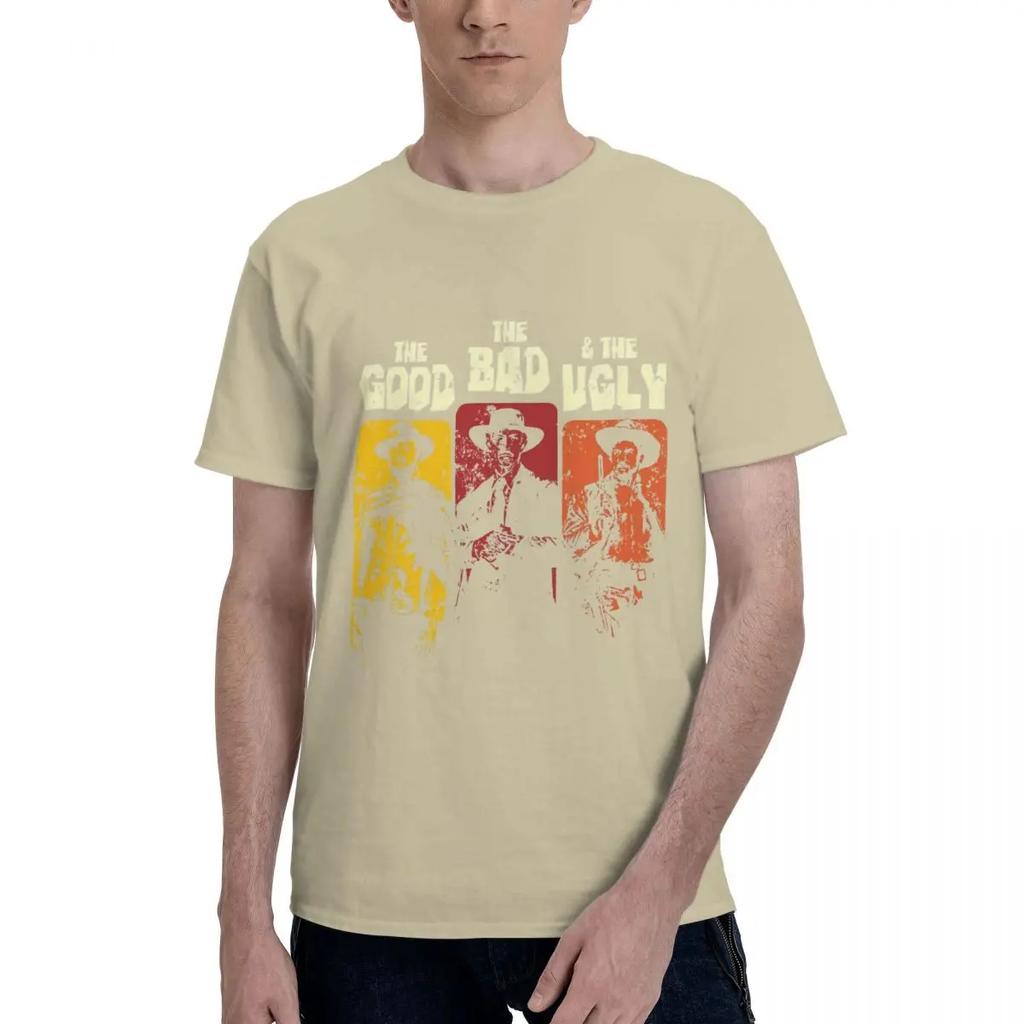 The Good The Bad And The Ugly T Shirts Casual Tee Shirt Short Sleeve Crew Neck T-Shirt Novelty Funny Summer Clothing