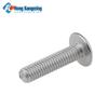 201 Stainless Steel Mushroom Head Machine Screw, Flat Cross, M4/M5/M6