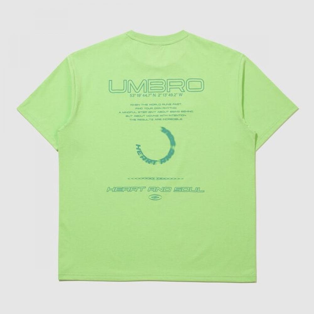 Umbro ShorT Sleeve T shirT Fresh leTTering Ur221srs51