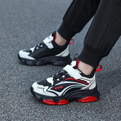 Boys' Sports Shoes 24 Autumn and Winter Leather Waterproof Children's Shoes Lightweight and Wear-resistant Children's Running Shoes