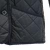 Mackintosh Made In England Quilted Jacket 34 Black Boa Fur Lining Women Used