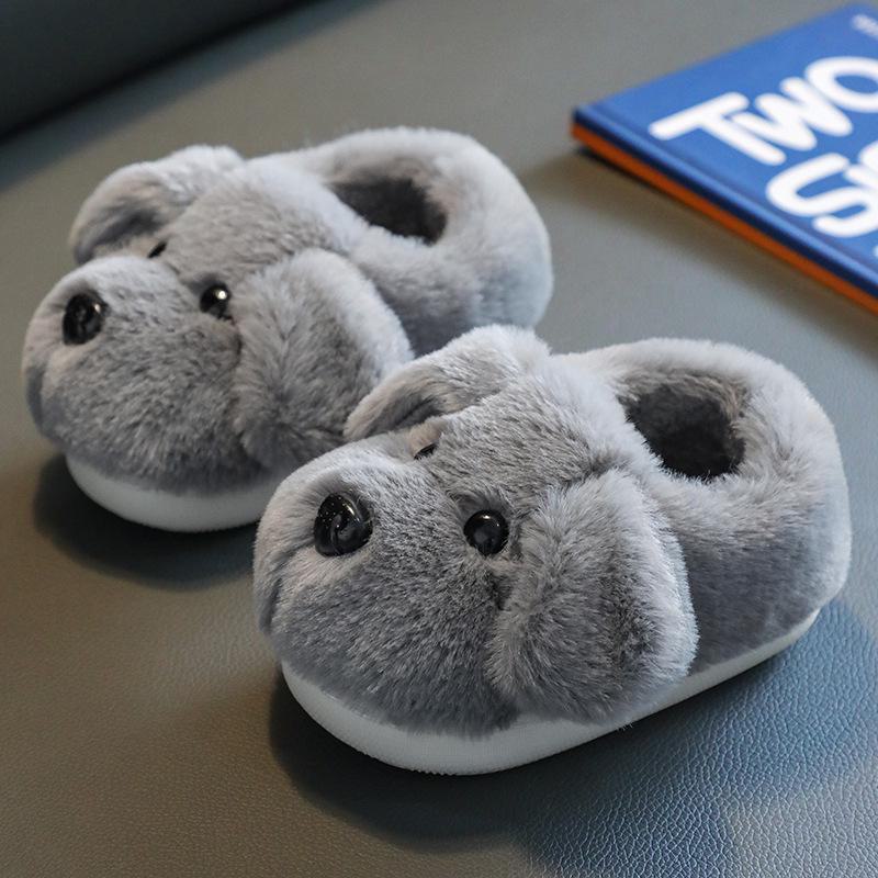 Zapatillas de Algodón de Dibujos Animados para Niños - Niños y Niñas 1-3 Años, Calzado Acogedor para Interior para Bebés y Niños Pequeños, Ideal para Otoño e Invierno