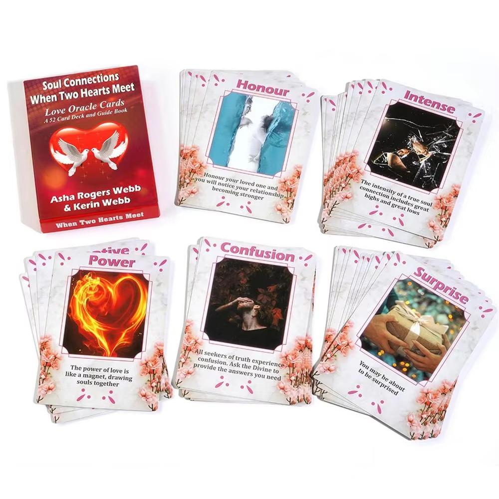 Soul Connections When Two Hearts Meet Love Oracle Cards 52 Fortune Telling Cards