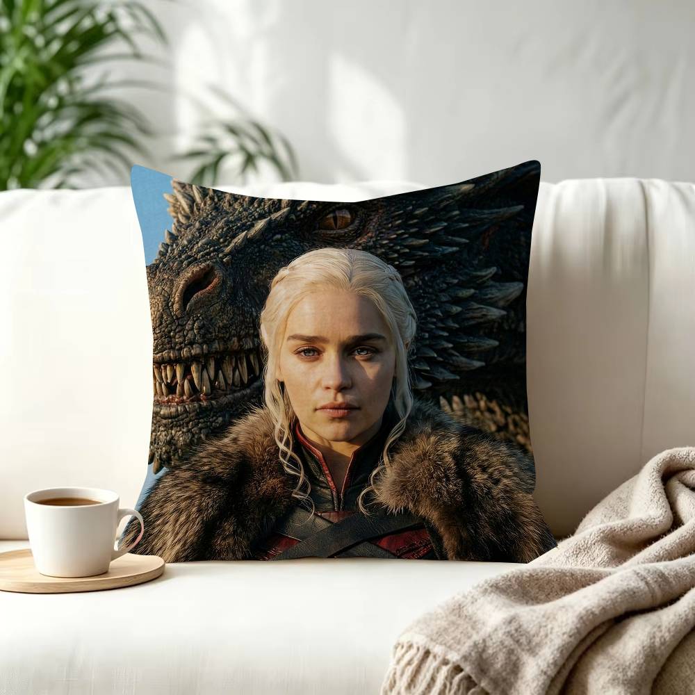 Cushion Cover Pillowcase Upholstery Sofa Throw Pillow Home Decor Pillowcas Movie GGame Of TThrones