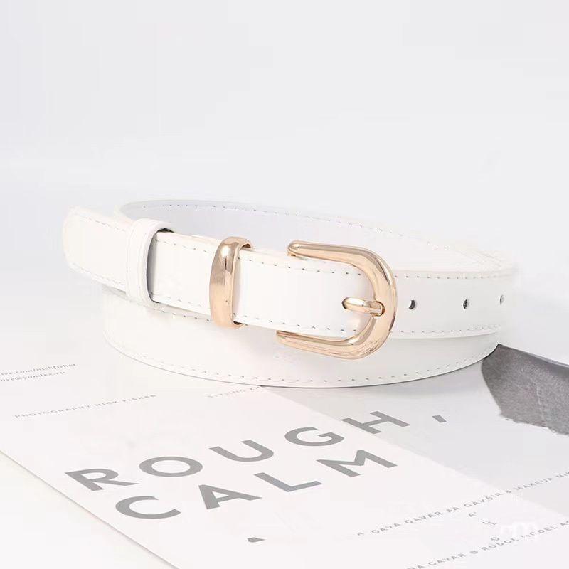 Vintage Stylish Womens Pu Belt For Summer Casual Wear With Buckles Alloy