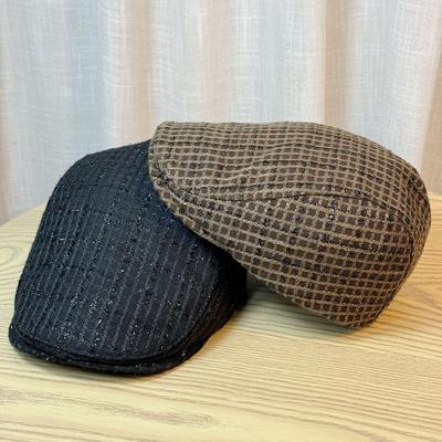 Autumn and Winter Korean Version Versatile Bright Silk Forward Hat Fashionable Casual Student Beret