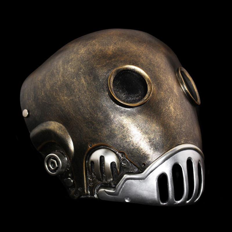 Halloween Steampunk Uhrwerk Harzmaske Sammleredition Mit Verstellbarem Elastikband 3D Handbemaltes Design Für Cosplay