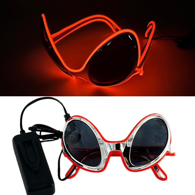 Cyberpunk Futuristische Leuchtende Cosplay Brille Rave Cyber Leuchtende Brille LED Leuchtende Brille Für Mann Frau Tanzshow Requisiten