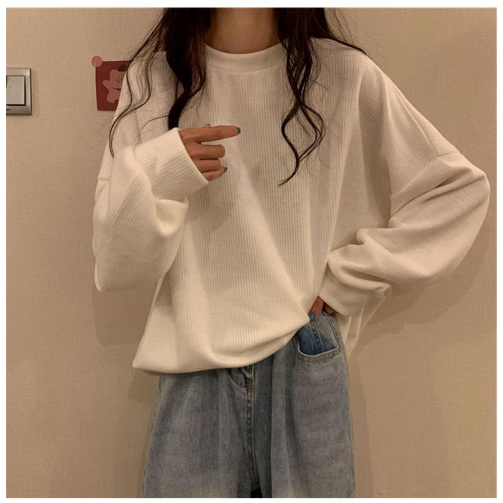 

Толстовка с длинными рукавами, женская, тонкая 2XL белый