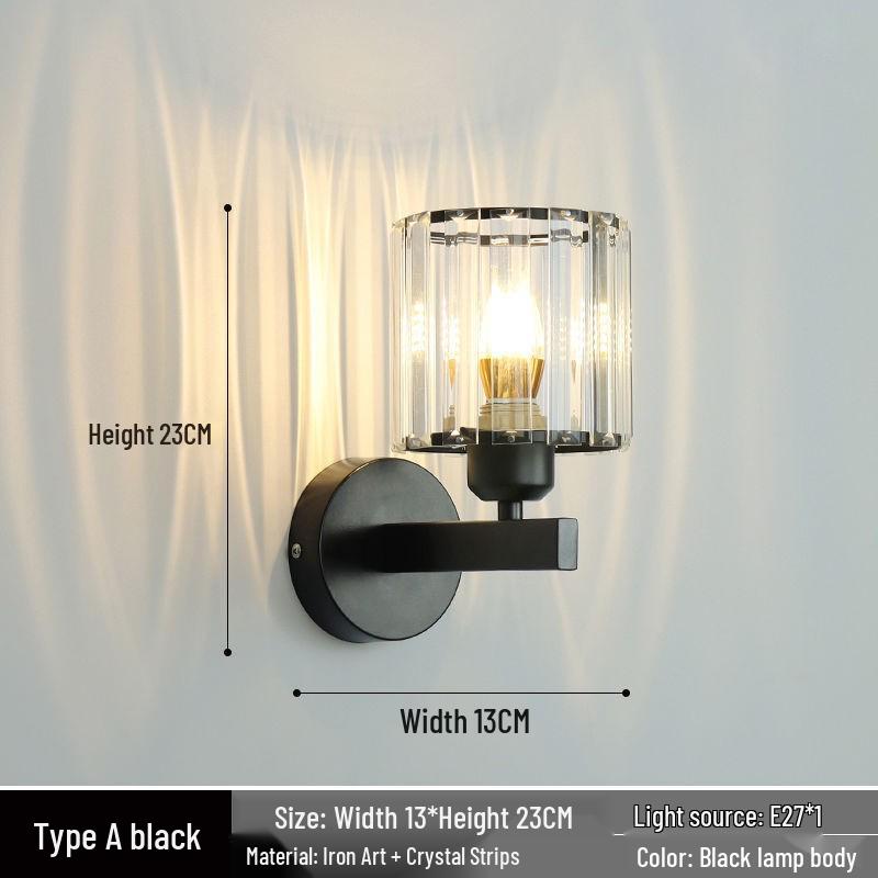 

Скандинавский настенный светильник для спальни, отеля или гостиной - Роскошный, простой дизайн для фона ТВ или коридора. Without light source