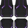 Crystal Velvet Non-Slip Car Floor Mats - Dirt & Wear-Resistant, Easy To Clean.