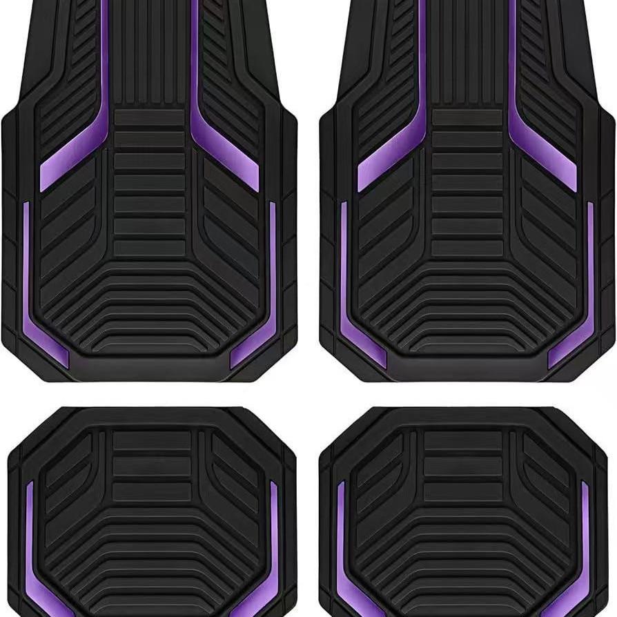 Crystal Velvet Non-Slip Car Floor Mats - Dirt & Wear-Resistant, Easy To Clean.