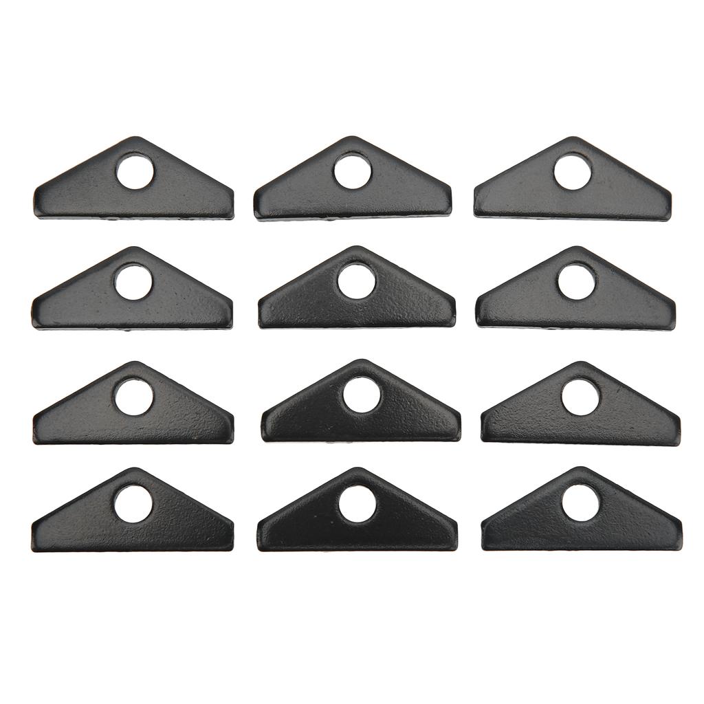 12Pcs Valve Cover Mini Spreader Tabs Replacement for Ford SBF Small Block 289 302 351W Engine