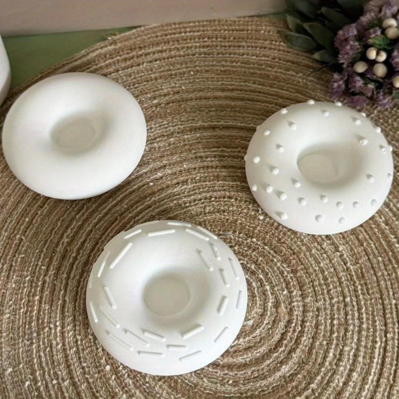 Flexible Starke Silikon Runde Kerzenhalterform Für DIY Handgemachte Bastelarbeiten Und Harzgießprojekte