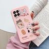 Cute Painted Case For Samsung Galaxy M33 M53 5G Soft Cover Cartoon Cat Sunflower TPU Funda For Samsung A17 A55 A56 Women Coque