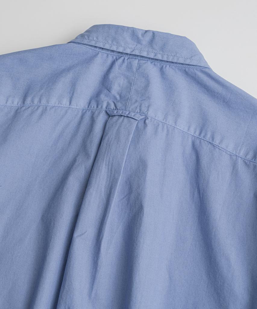 Bihebieo Dyed Poplin Classic Shirts Sax