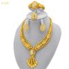 Dubai 24k Gold Plated Jewelry Four-piece Set India Middle East Dubai Bridal Jewelry 2026