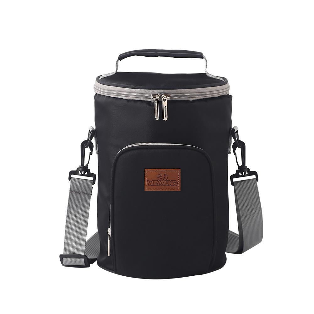 Cylindrical Insulated Lunch Bag for Office Workers & Students