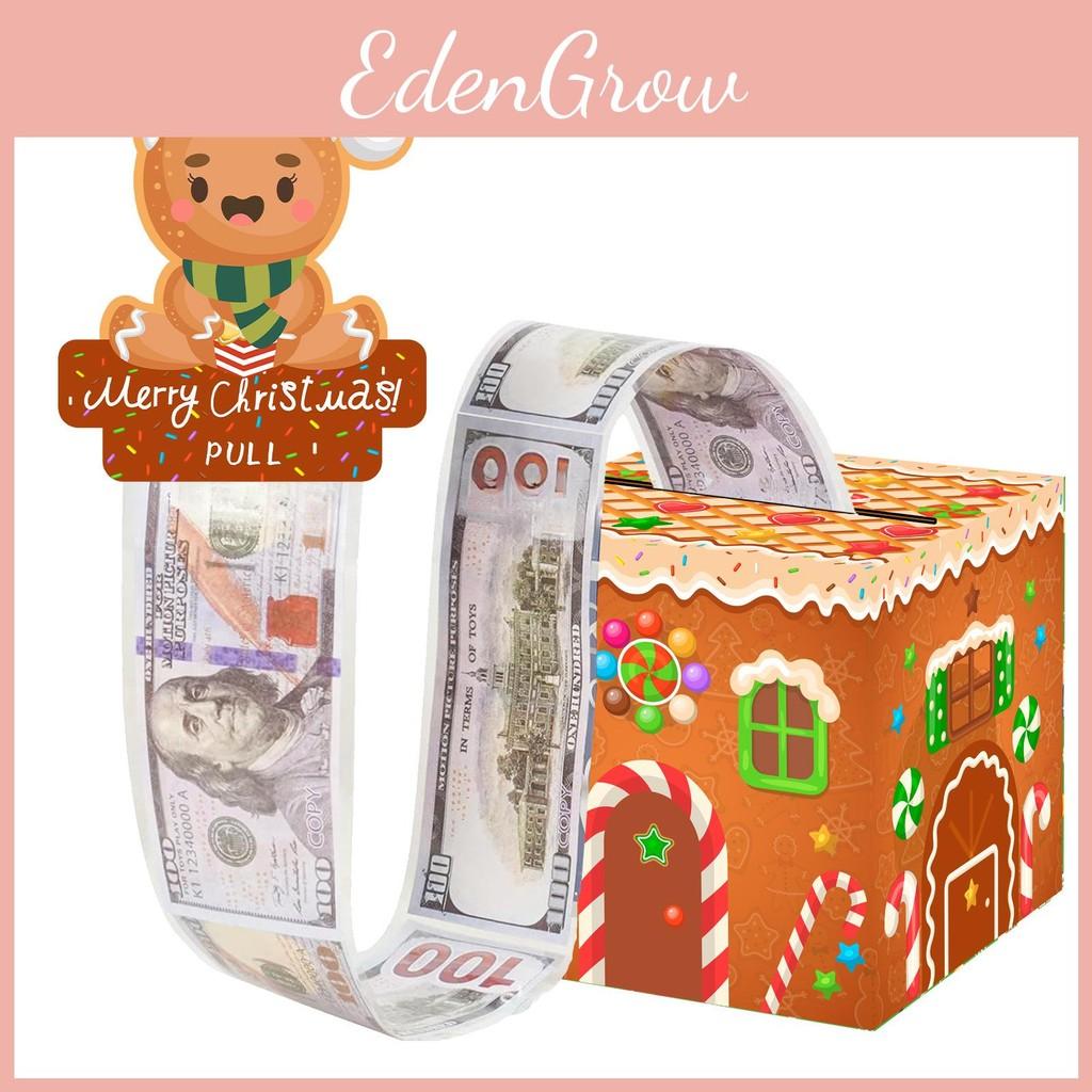 Gingerbread Christmas Festive House Wrapping Box Paper Material Occasion Special