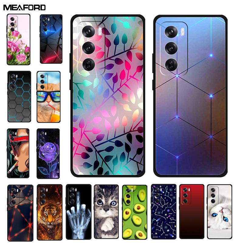For Oppo Reno12 Pro 5G Cases Shockproof Phone Cover Soft Silicone Fashion Cool Cases for OPPO RENO 12 PRO CPH2629 Bumper Coque