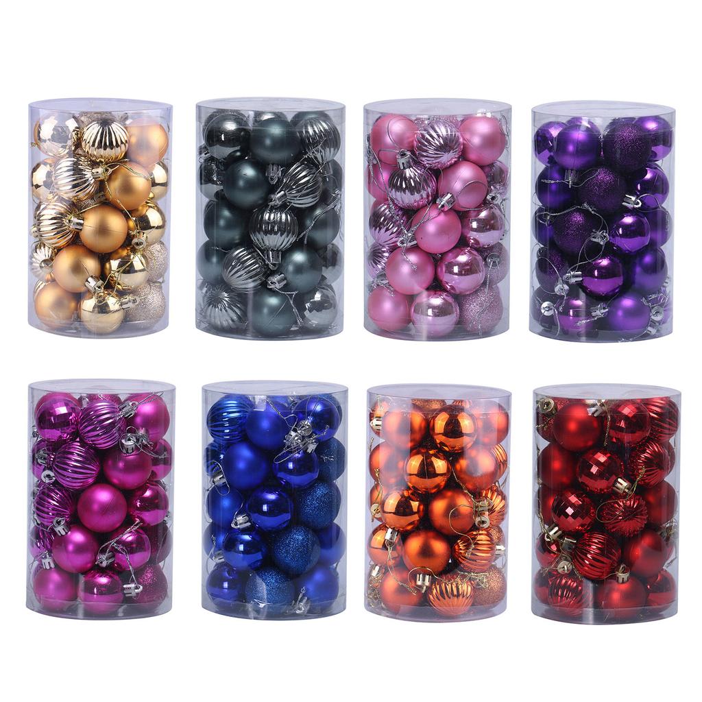 Buy 34 Pcs Christmas Tree Decoration Balls 4cm Christmas Tree