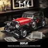 MOULD KING 10114 Technical Building Block The T50 Vintage Car Set Assembly Classic Car Brick Toys Model Kids Christmas Gift