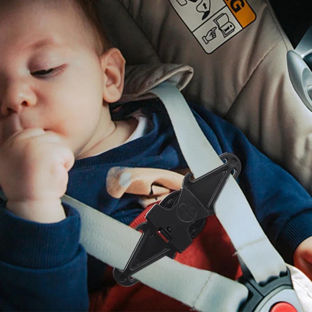 2PCS Safety Cover Child Seat Buckle Adjustable Baby Stroller Chest Buckle  Children