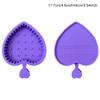 1pc Colorful Heart Shape Clean Make Up Brushes Wash Brush Silica Glove Scrubber Board Cosmetic Cleaning Tools For Makeup Brushe