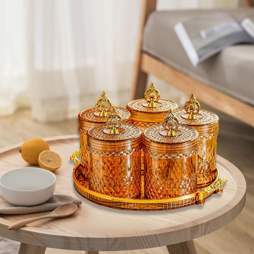 Food Storage Container Organizer Accessory Gifts Airtight Lid Gadget Kitchen Tool Drawer with 5