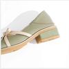 Fairy Mid-heel Single Shoes Spring All-match Shallow Mouth Small Leather Shoes Retro Women
