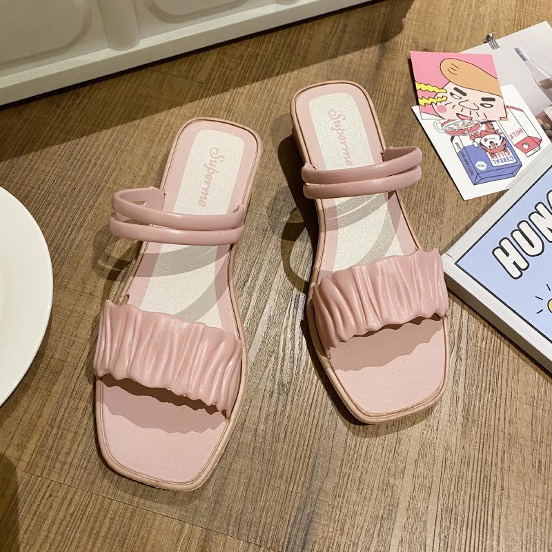 

Женские летние шлепанцы Fairy Wedge Flip Flops - нескользящие пляжные и домашние сандалии 38