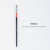 Ougelang Nylon Bristle Flat Head Gouache & Acrylic Brush Set