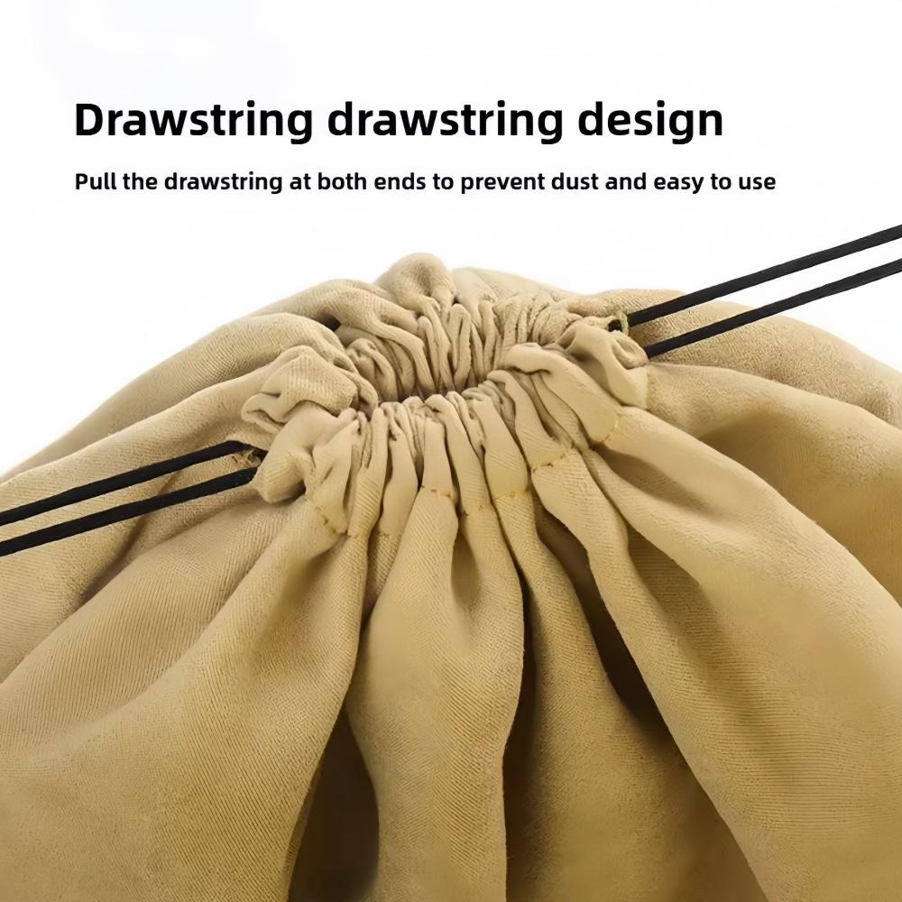 1PC Dustproof Bag, Transparent, Breathable, Moisture-proof, Fully Enclosed Luxury Drawstring Drawstring Storage Bag