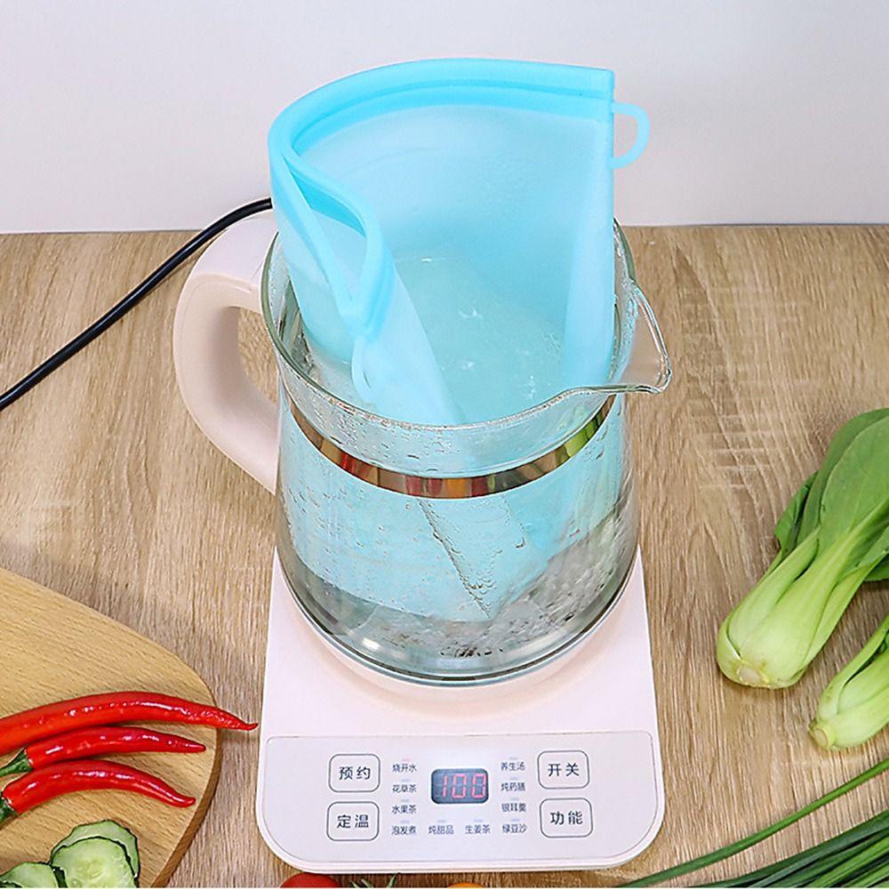 500/1000/1500ml Food Storage Container Microwave Dishwasher Safe Kitchen Fresh Bag  Cereal