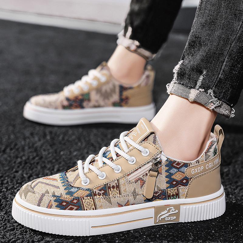 Men's Shoes 2026 Summer New Men's China-Chic Personalized Sports Board Shoes Low Top Outdoor Casual Shoes for Students