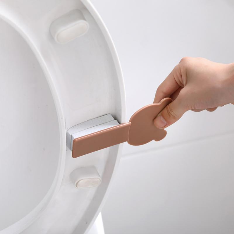Ridicător de capac de toaletă de desene animate Dispozitiv de ridicare a toaletei Mâner pentru capacul toaletei Accesoriu WC