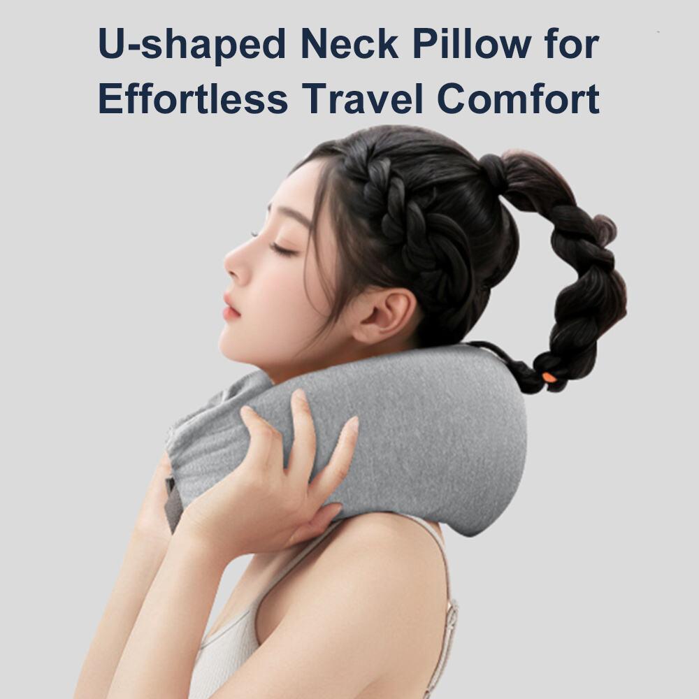 Neck Pillow Stuffable Clothing Travel Neck Pillowcase Portable Travel Neck Pillow Support Outdoor Adjustable Neck Support Pouch Tool