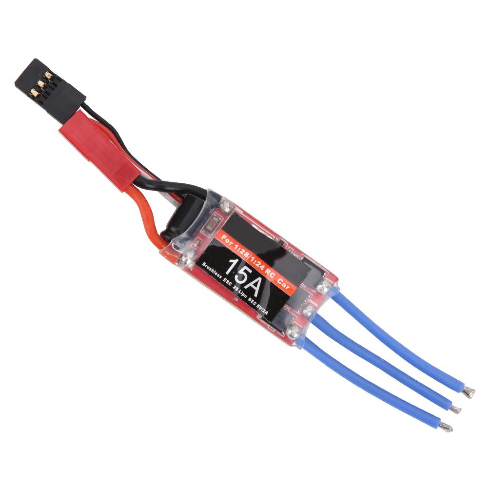 15A RC Brushless ESC Remote Control Car Upgrade Accessories for 1 28 1 24 JST Power Plug