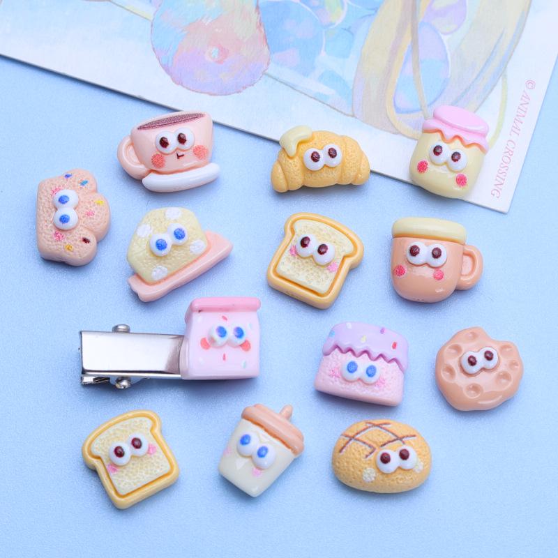 Mini Edible Cartoon Eye Charms - Handmade Resin Crocs Accessories