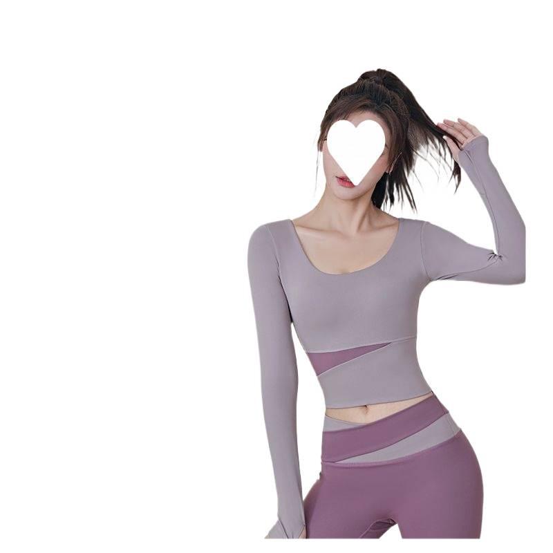 Completo da Yoga Donna Senza Cuciture – Asciugatura Rapida, Controllo Addominale, Pantaloni Lunghi per Corsa, Fitness Indoor e Danza