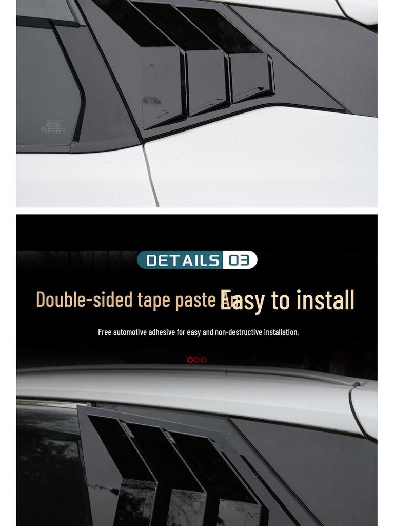 Changan UNI-Z Oshan Z6 Rear Window Louver Trim Decorative Strip