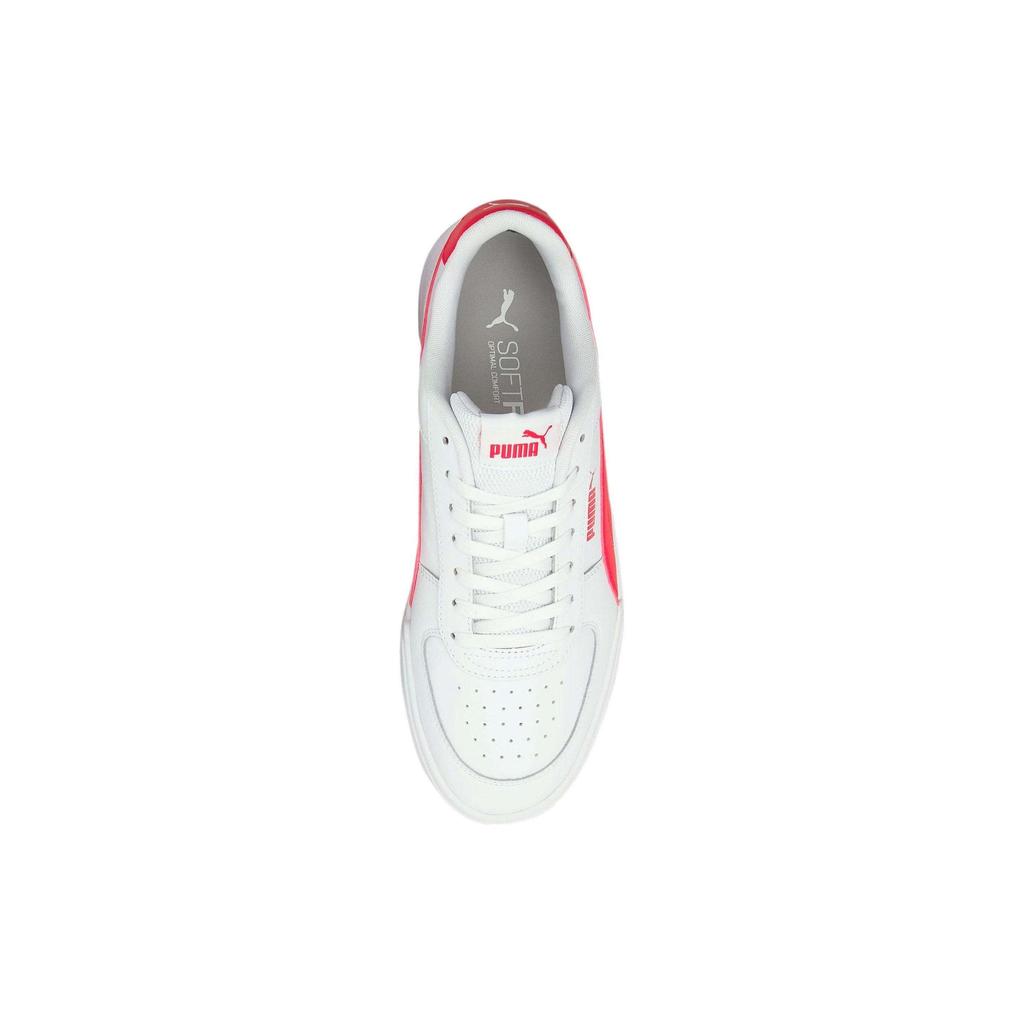 Puma Caven White High Risk Red Sneakers Unisex Szaro-Fioletowe 380810-05
