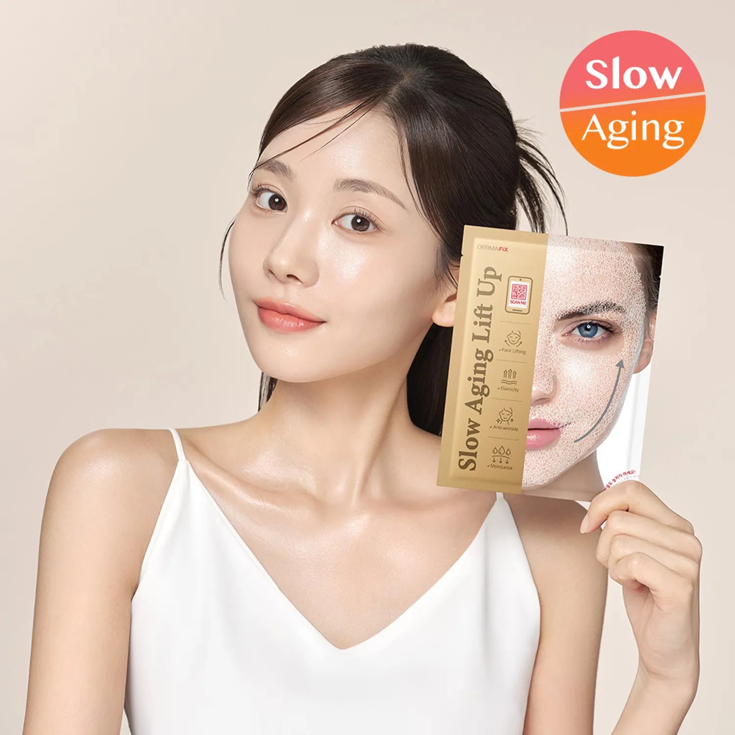 Dermafix Slow Aging Lift Up Mask Sheet 1ea 1P